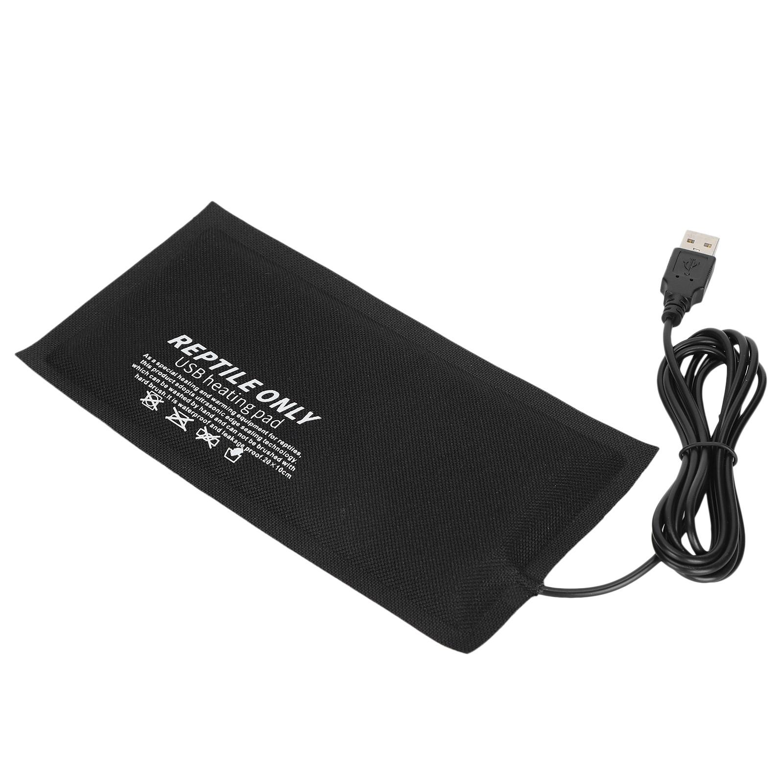 

Reptile USB Heating Pad Fiber Cloth for Reptiles Snakes Lizard Hermit Crab TurtleSmall S 100x40x0.3cm / 39.4x15.7x0.1in