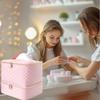Portable Nail Polish Storage Bag Essential Oil Bag Cosmetic Nail Care Kit Nail Care Tool Storage Box Double Layer 30 Compartment