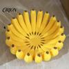 Decorative Storage Tray 3D Printed Banana-Shaped Tray, Banana Fruit Bowl Holder, Modern for Kitchen Countertop Decor Kitchen, Dining Table & Entryway,