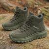 Men Outdoor Functional Hiking Trekking Wear Resistant Work Shoes Light Thick Sole Casual Sports Shoes