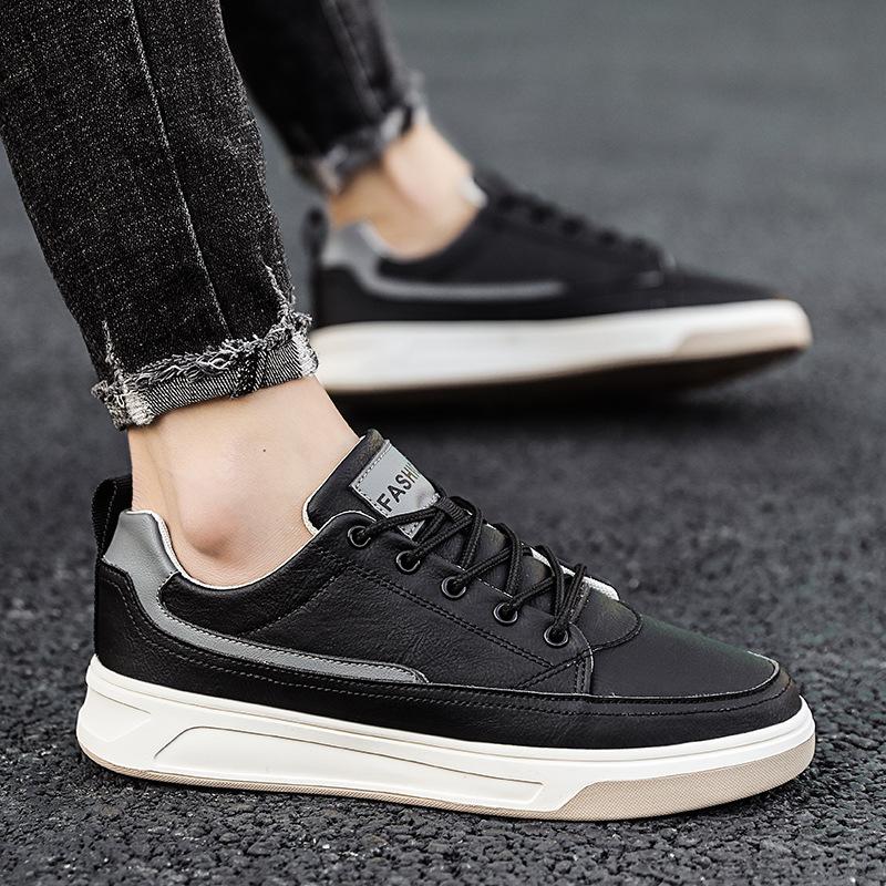 Fashion Men's Shoes lace up Luxury Leather Shoes outdoor Men's Low-Top Shoes Men lace up oxfords Shoes Flats Casual Dress Shoes Men442rt