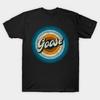 Asian Size Cotton Unisex Tshirt Print T-shirt Goose - Retro Circle Vintage T-shirt No-Cut Print Regular Fit