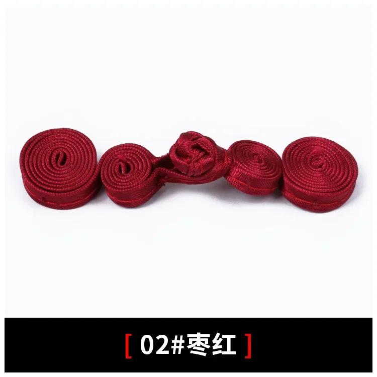 10 Pairs Chinese Button Tang Suit Handmade Cheongsam Buttons Knot Fastener Closures Sewing Supplies