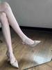 2025 Women's New Patent Leather Pointed Toe Thin High-heeled Sandals  Design Fashion Wedding Party Buckle High Heels