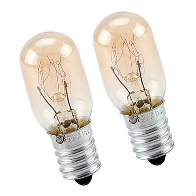 2x Fırın Ampulü 230V 15W Ocaklar için Cam Kabuklu Cihaz