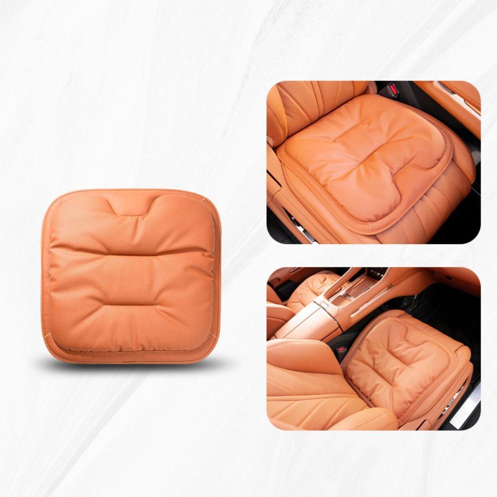 Soft Ventilated Four-season Cushion Universal Auto Seat Cushion Car Leather Cushion  Travel