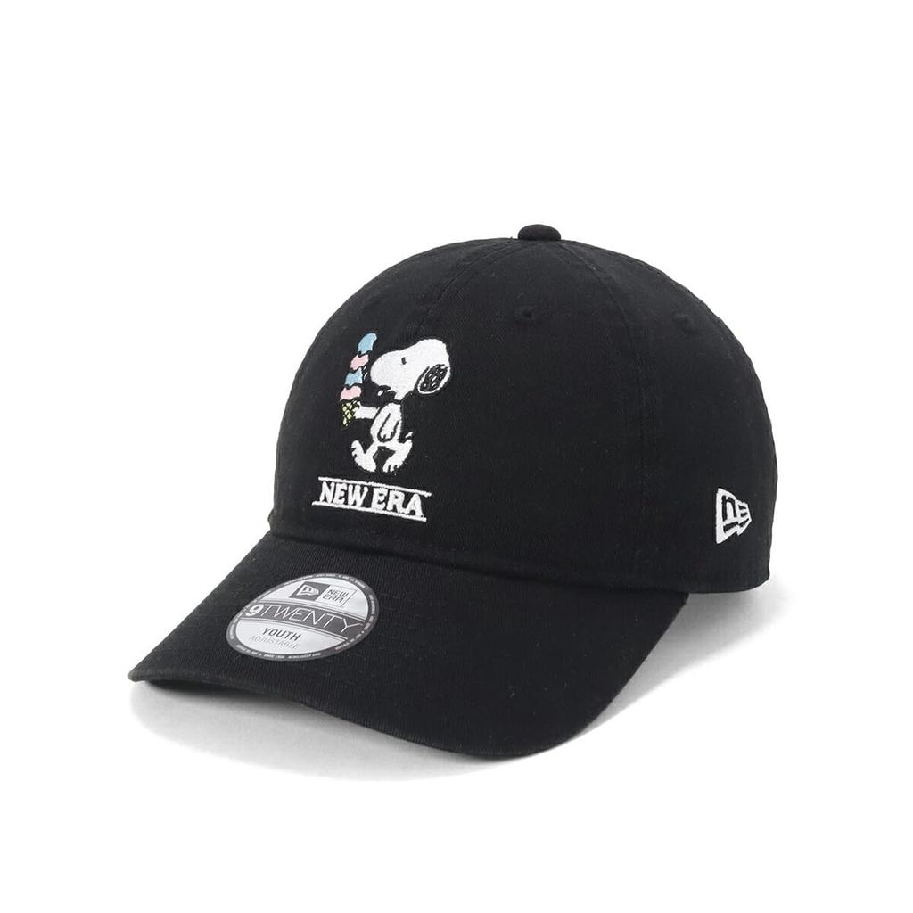 New Era Kids Cap YOUTH9TWENTY PEANUTS Snoopy Collaboration Black YOUTH 52-56cm YTH 920 PEANUTS ICECREAM BLK 14432163 NER36K9621