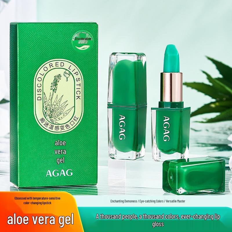 

AGAG Temperature-Sensitive Color-Changing Moisturizing Lipstick: Long-Lasting, Waterproof, Non-Stick, Non-Fading Lip Balm 3.8g