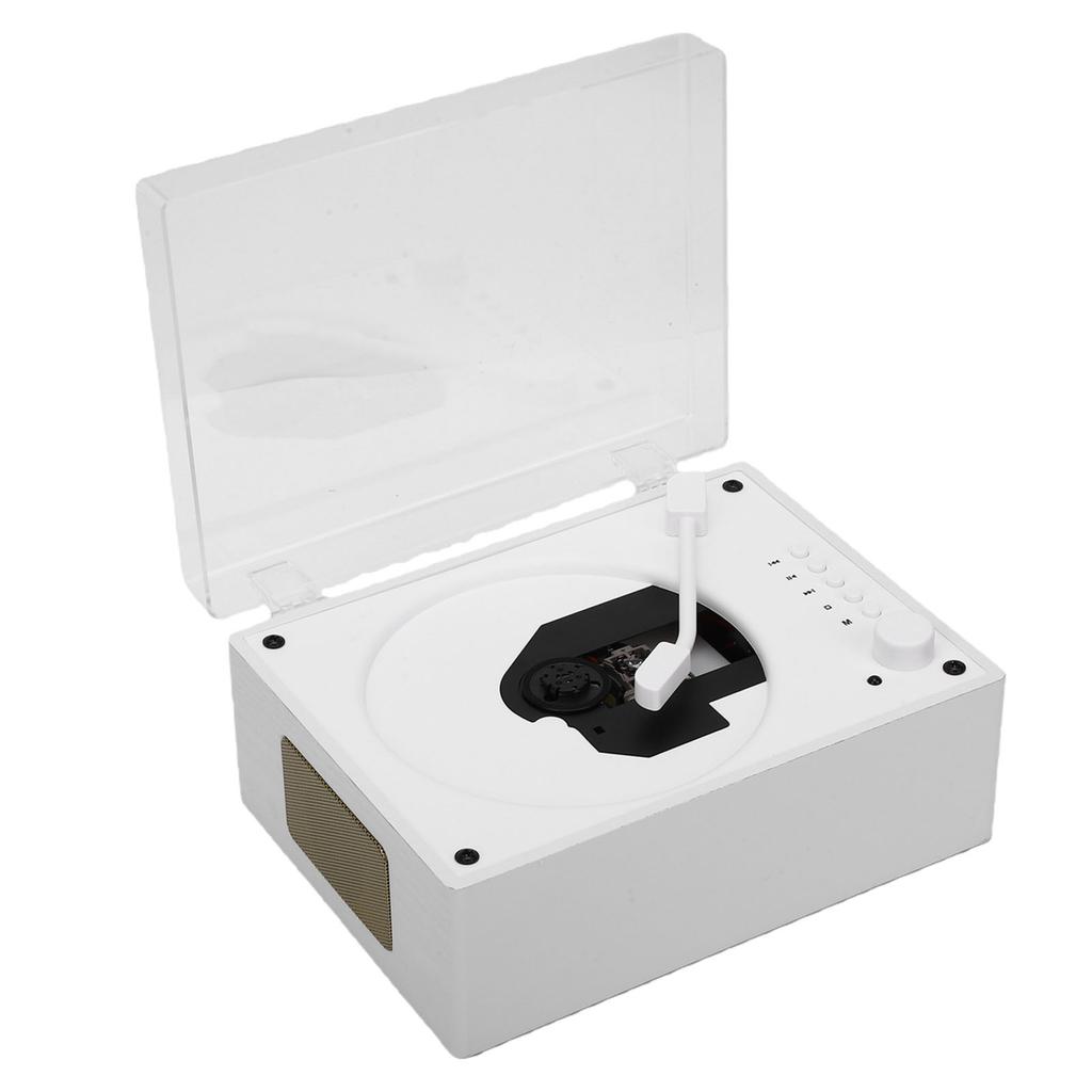 CD-Player Kabellos Bluetooth 5.1 Tragbarer CD-Player USB AUX-Eingang Unterstützt CD MP3 WMA mit Doppel-Lautsprechern Fernbedienung