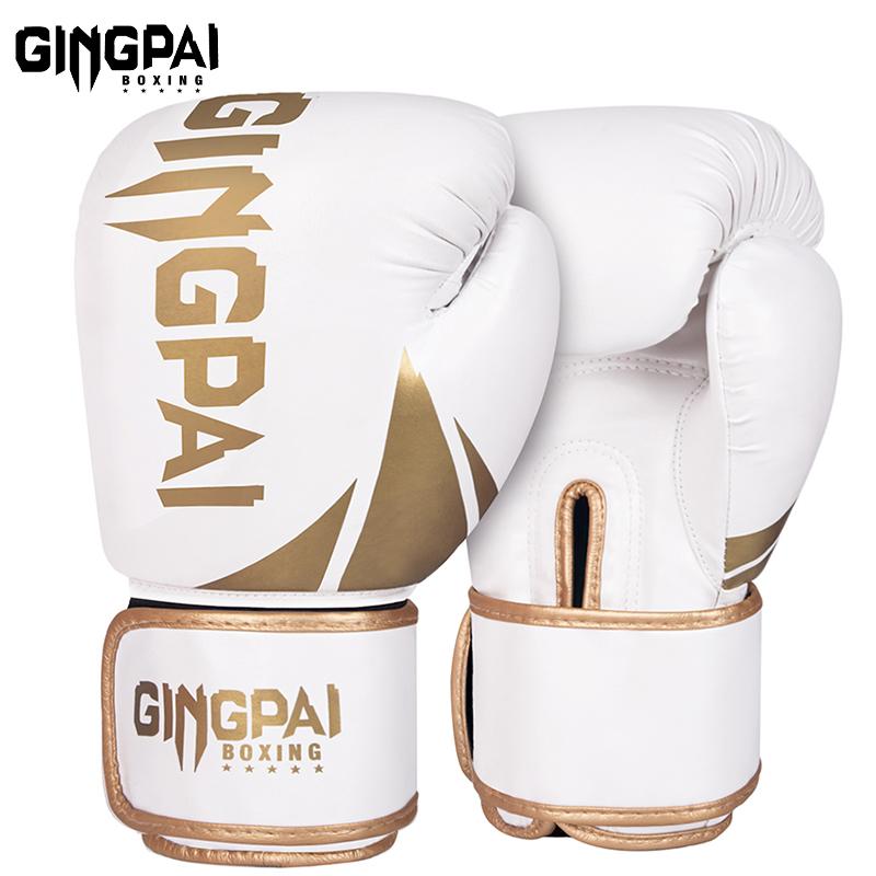 1/6/8/10/12Oz Professional Boxing Gloves for Adults Kids Muay Thai MMA Training Combat Sanda Fighting Gloves Men Women
