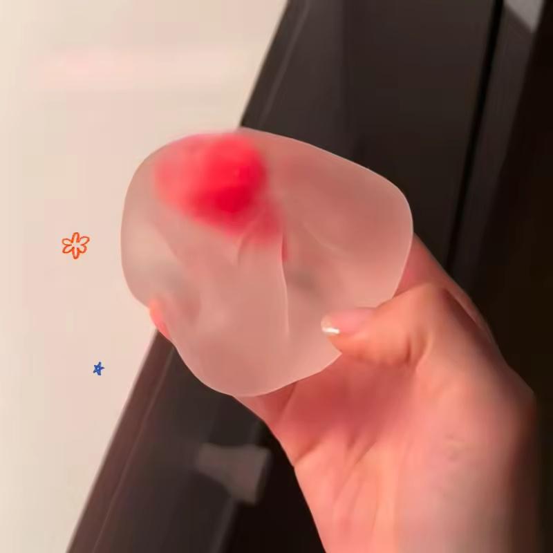 Strawberry Mochi Squeeze Toys Relieve Stress and Vent Anger Toys Slow Rebound Stress Relief Toy Relieve Stress for Friends