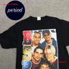P Bsb S Back Street Boys Print T Shirt Band Vintage Washed Comfortable Top For Everyday Wear Stylish Soft Breathable