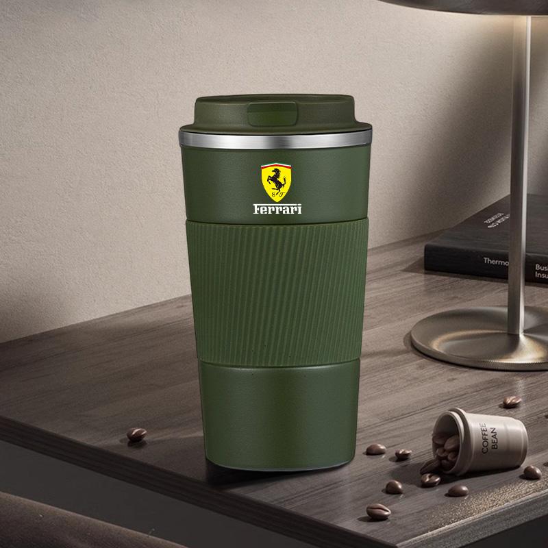 Emblemă Mașină F1 Ferrari Cană Termos din Oțel Inoxidabil Cană Apă Cafea Pentru Ferrari Roma 488 Portofino F8 Roma Spider SF90 Superfast