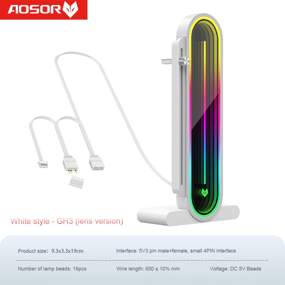 Кронштейн для видеокарты 5V 3Pin ARGB Алюминиевый сплав Стенд для видеокарты Магнитное основание Кронштейн для видеокарты GPU Подставка для GPU