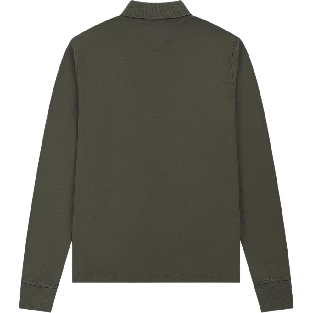 Tommy Hilfiger Comfortable Simple Solid Color Logo Long Sleeve Polo Shirt Men tops 78JB279-701