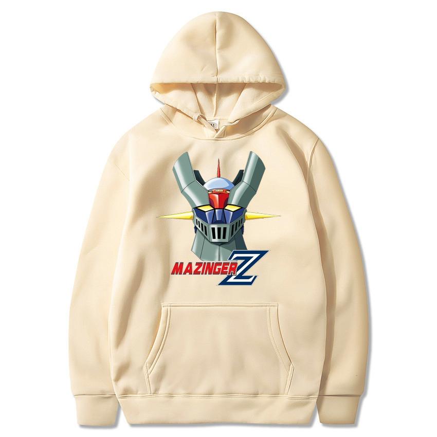 Толстовки Mazinger Z в стиле аниме Unisexga с принтом робота уличная одежда унисекс женская мода толстовки большого размера пуловер Harajuku одежда 2XL 4873₽