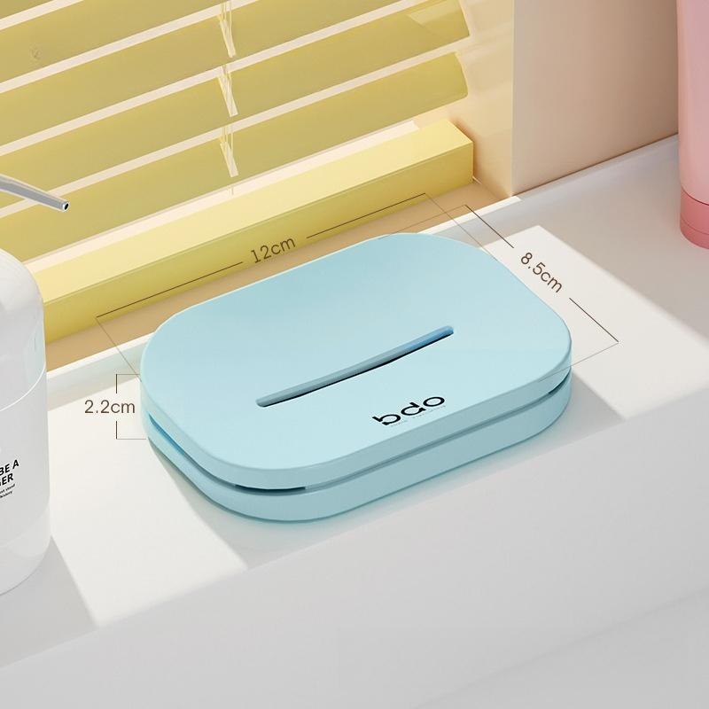 Oval Double Drain Soap Box Creative Bathroom Toilet Handmade Soap Rack Face Soap Box Soap Box
