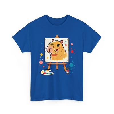 Capybara Humor T-Shirt - Understated Witty Tee for Smart Comedy Fans