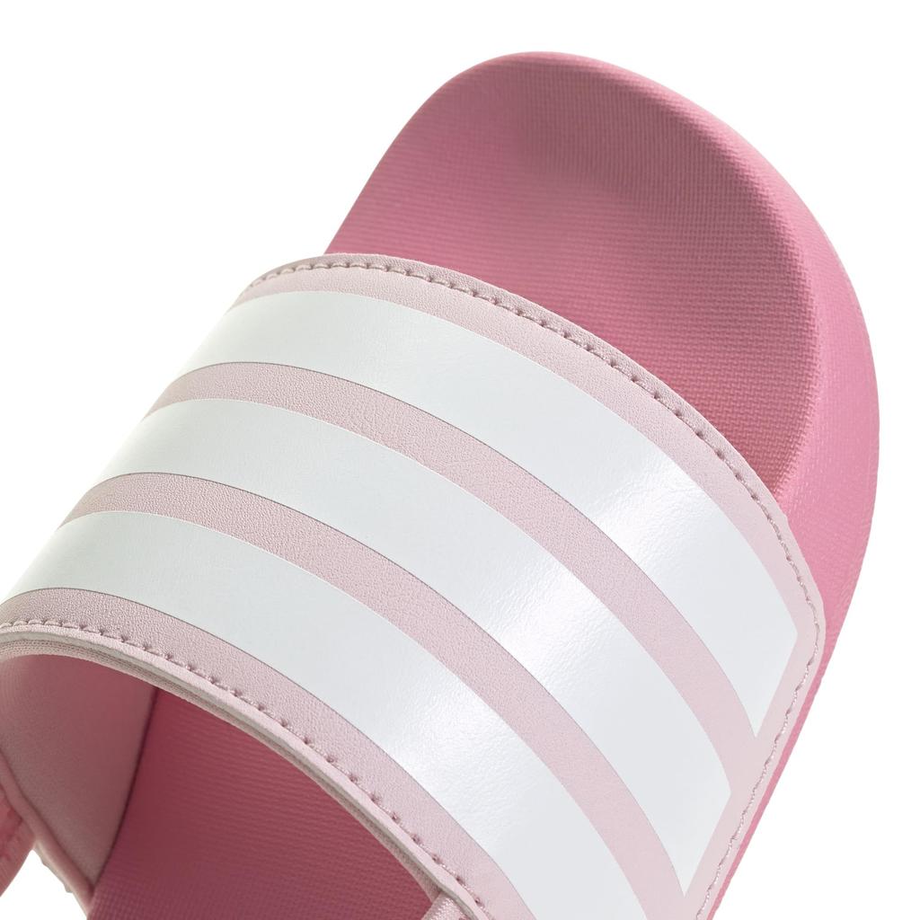 Junior Adilette Estrap Sports Sandals for Boys and Clear Pink cm [Adidas] Girls, 17-22cm, NRY86, Pink/Footwear White/Bliss (JR5331), 19.0