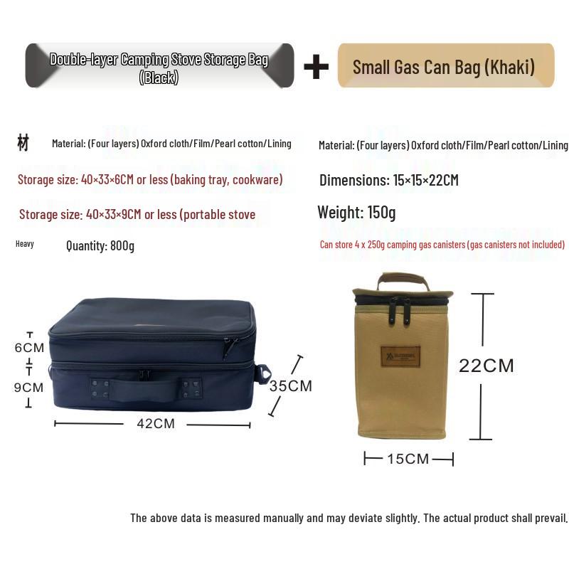 Outdoor Portable Stove & Cookware Storage Bag