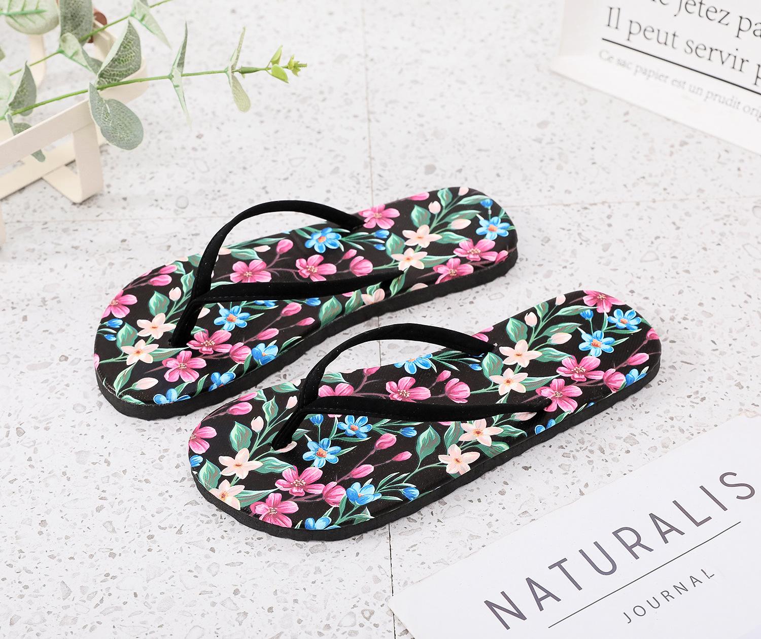 

2024 Женская обувь Плоские шлепанцы Нескользящие Модные повседневные дышащие уличные пляжные туфли Домашние тапочки Zapatillas Mujer 40