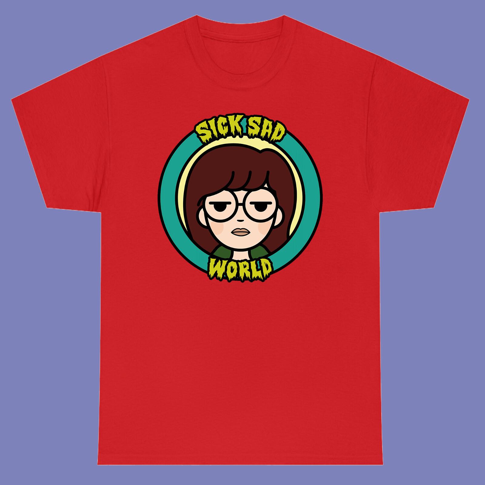 Daria Sick Sad World Men s Red Size S-3XL S разноцветный