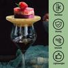 4Pcs Handmade Wine Glass Covers Leakproof Wooden Red Wine Lid Wine Glass Topper  Restaurants