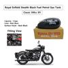 Royal Enfield "Stealth Black Fuel Petrol Gas Tank" FOR Classic 500cc EFI