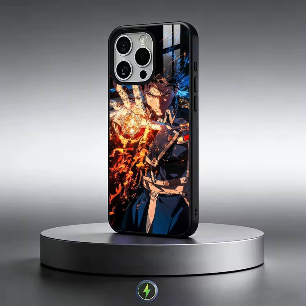 Fullmetal-l Alchemist-t Roy Phone Case For iPhone17,16,15,14,13,12,11 Plus,Pro Magnetic with Magsafe Wireless Charging