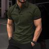 Sommer Europäische und Amerikanische Herrenmode Personalisierter Bedruckter Streetwear Kragen Kurzärmeliges Polo Top