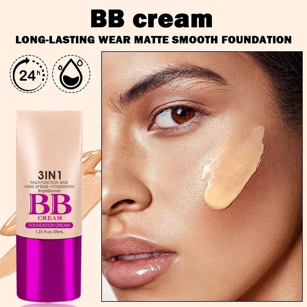 QICIY Brightening BB Cream: Long-lasting, Lightweight, Breathable Foundation for a Refreshing Glow.
