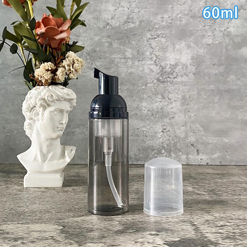 60Ml Foam Dispenser Plastic Pump Bottles Empty Soap Refillable Bottle Travel Cleaning Cosmetics Packaging 60Ml Bottles