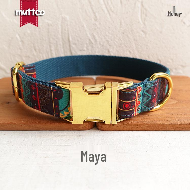 New Arrival Zinc Alloy Buckle Dog Collar - Bite-Resistant, Thickened Design (UDC-043B) Extra Small