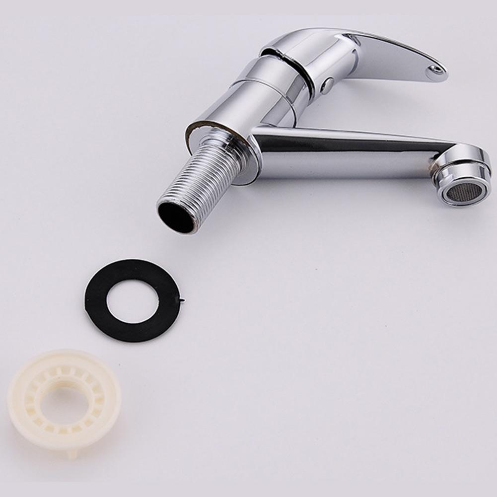 Chrome Basin Mixer Basin Tap Faucet Hardware Single Handle Single Hole