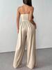 2026 Strapless Wide-leg High-waisted Jumpsuit