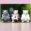 Social Cat Action Figure Cartoon Model Toy Decoration Doll Kid Gifts Ornament