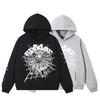 Young Thug Style Foam Letter Hoodie - Pink Hip-Hop Sweatshirt for Couples