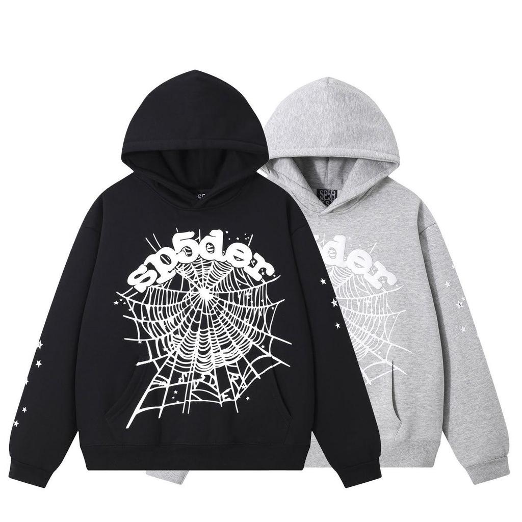 Young Thug Style Foam Letter Hoodie - Pink Hip-Hop Sweatshirt for Couples