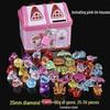 Children's Seven-Color Princess Treasure Chest Playset