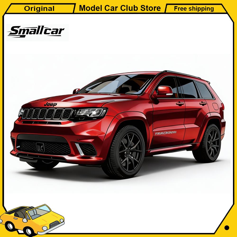 Masdi Smallcar 1/64 Jeep Grand Cherokee Trackhawk SUV Simulation Alloy Miniature Die-Cast Car Model Collection Ornament Toy Gift