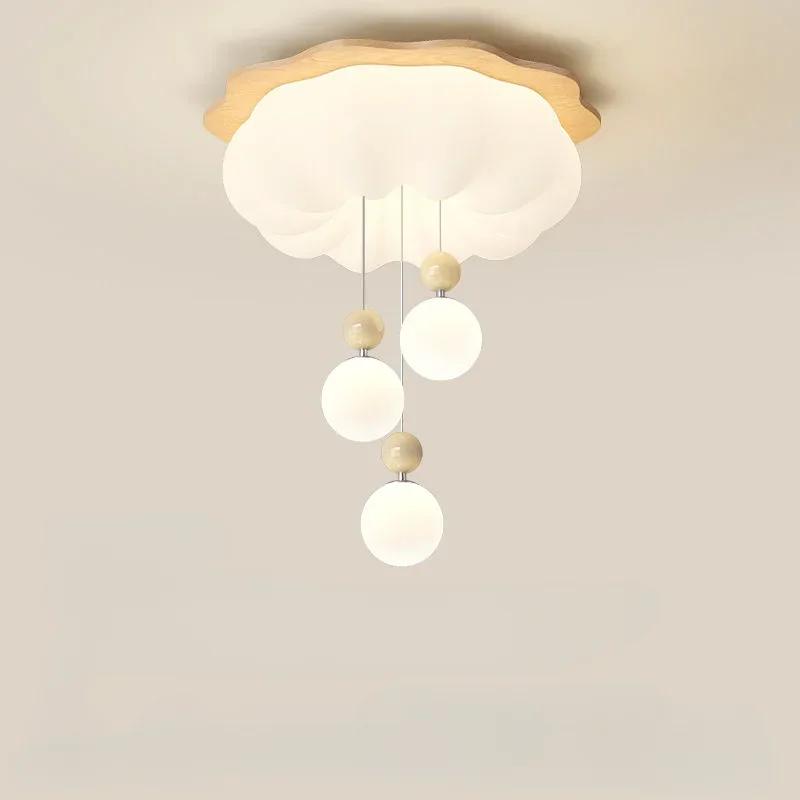 Children's Room Bedroom Ceiling Lights LED Cloud Bow Bubble Ball Light Minimalist Baby Room Girl Boy Bedroom Decor Ceiling Lamps