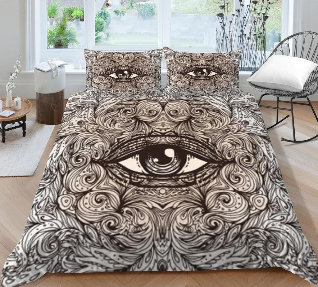 Bohemia Bedding Set Comforter Duvet Cover Soft Breathable Bed Suit Home Bedclothes 2/3pcs Luxury Polyester