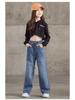 2023 Trendy Girls' Loose Straight-Leg Jeans - Autumn Korean Style Casual Long Pants