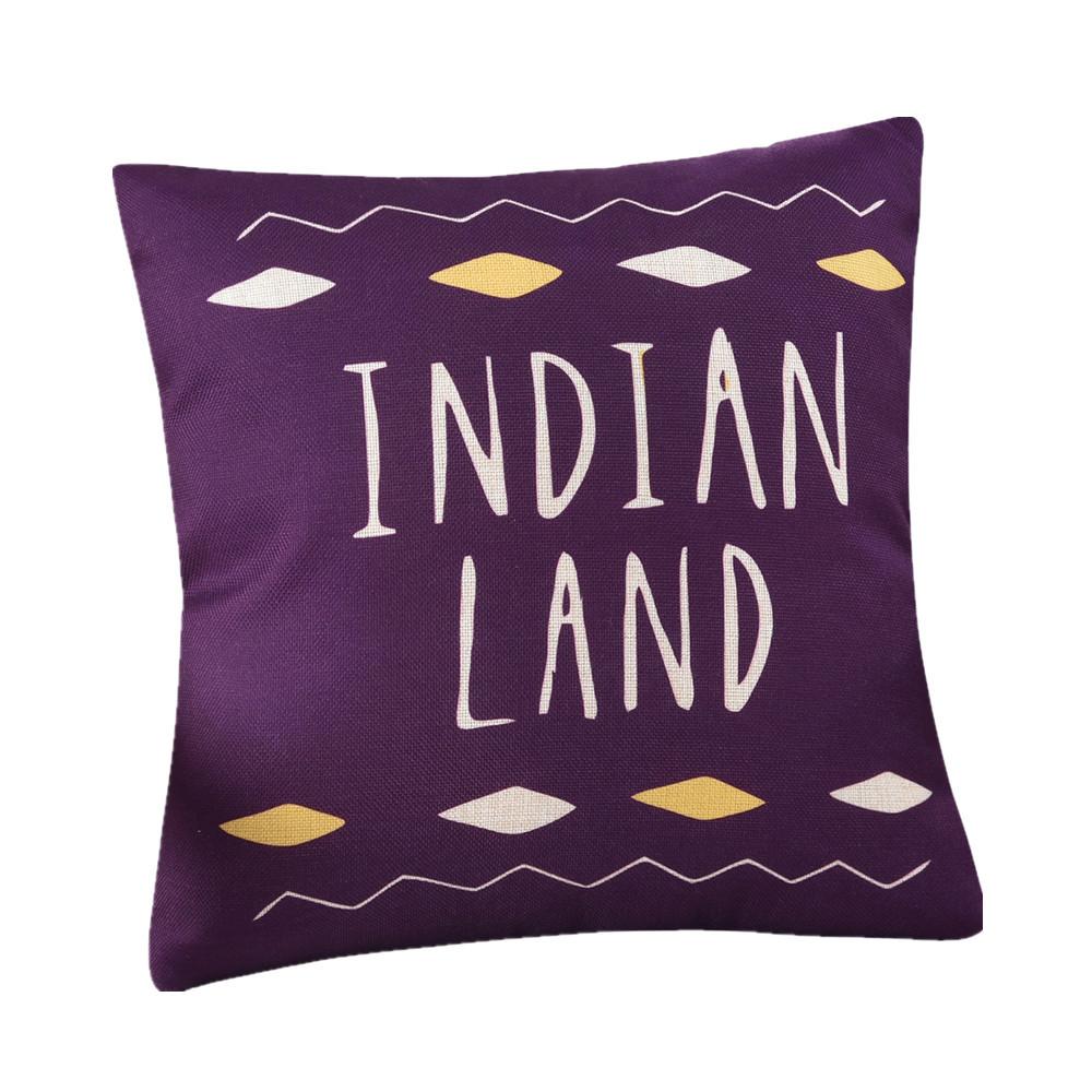 

45x45 см винтажный геометрический принт наволочка для диванной подушки из хлопка и льна для домашнего стула наволочка на талию 45x45cm