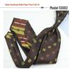 Men's Formal Arrow-Shaped Tie - Italian Handmade Rolled Edge, Three-Fold Pleat, Perfect for Weddings & Suits