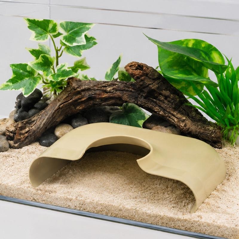 Plastic Shrimp and Fish Cover Cave with Raised Cover Space for Water Pet Use, Shelter Value and Display Use Daily