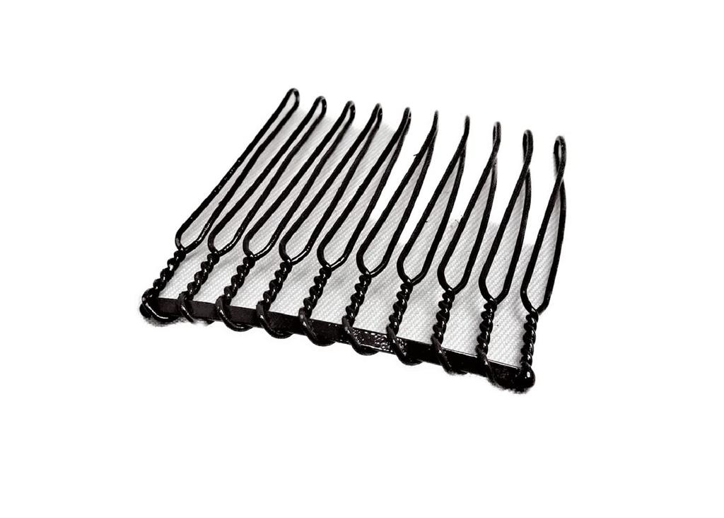In Set of Combs [Made Japan] 10-Piece (Brown)