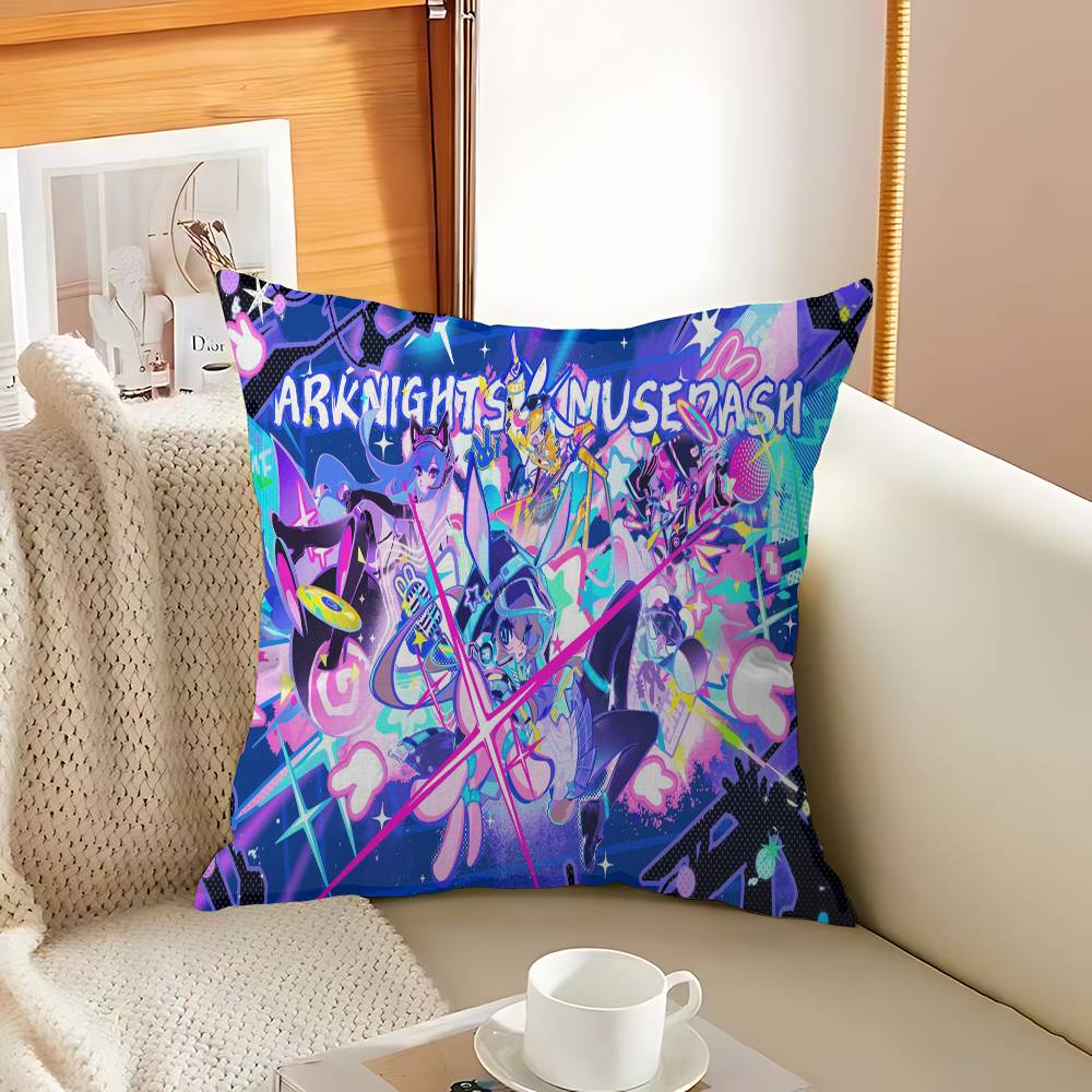 Anime Muse Dash Maple Design Cushion Cover Happy Autumn Harvest Decor Holiday Decorati Pillow Cover