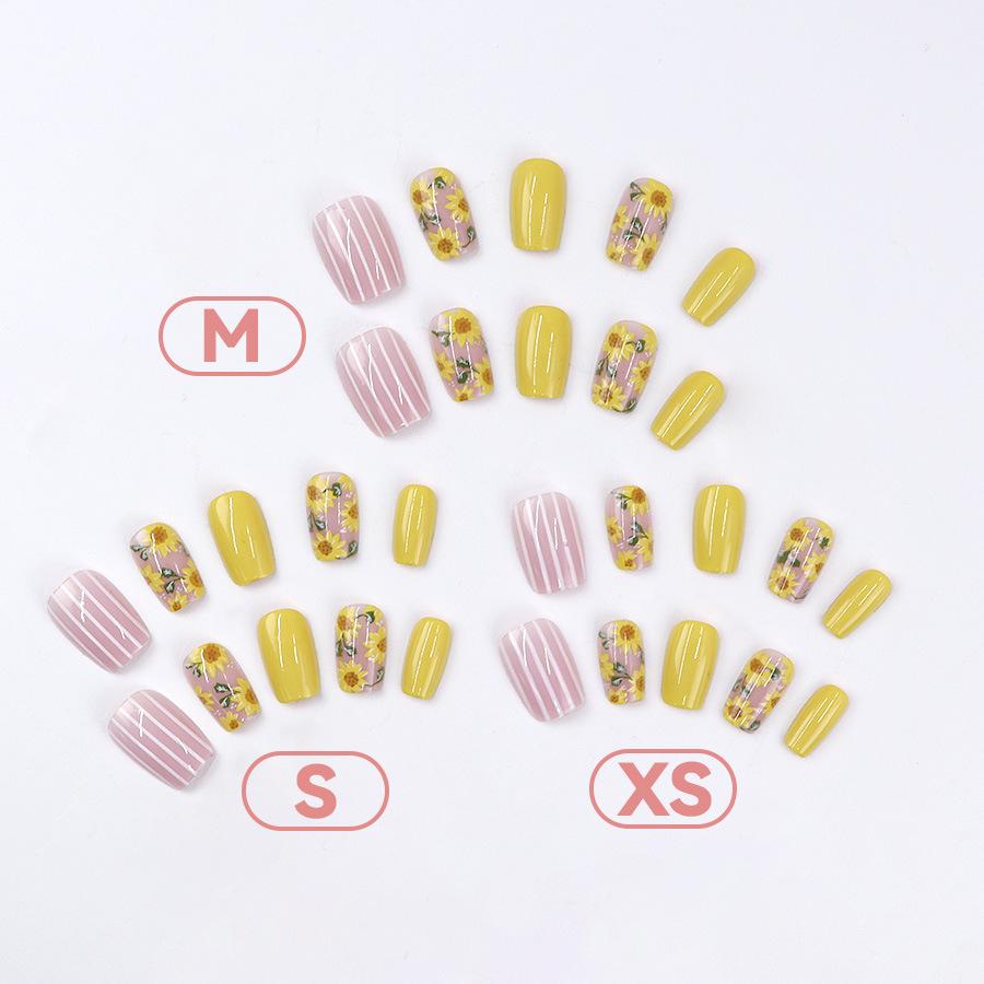 30 Piezas Celebridades de Internet Viento fresco pequeño Retro Pintura al óleo Girasol Temperamento Moda Versátil 30 piezas usar armadura