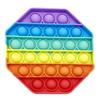 Sensory Toy Rainbow Apple Ice Cream Squeeze Toy Cute Kids Fidget Toy Slow Rising Stress Relief Toy for Autism Anxiety Reliever